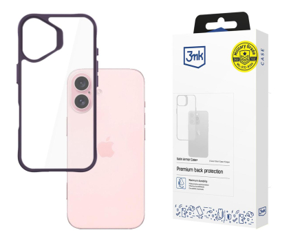 Etui do telefonów 3MK Satin Armor Case+ do iPhone 16 Purple 5903108592826